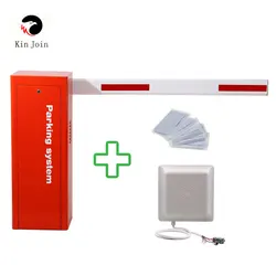 Kinjoin barrière automatique de voiture, fabricant, barrière de circulation routière pour Parking avec lecteur UHF et carte 