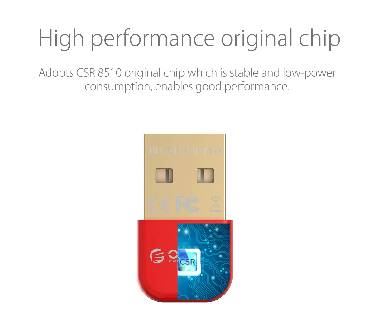 ORICO USB Bluetooth-Compatible Dongle Adapter 4.0 For PC Computer Speaker Wireless Mouse
