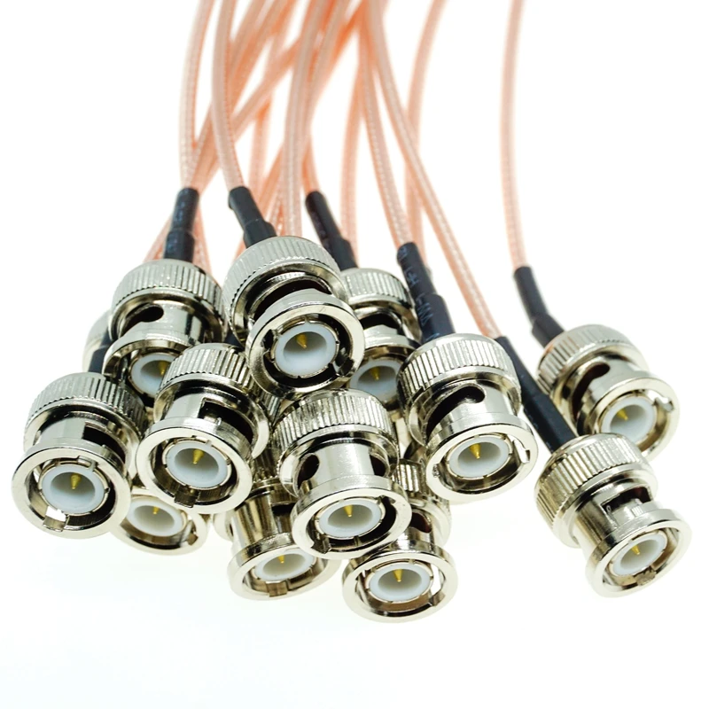 RG316 BNC Male To BNC Male Coaxial Cable - 1ft Pigtail Jumper For FPV, Radio, RF Applications