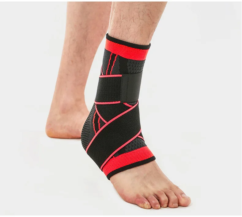 OUTALLIN спортивный Голеностопный эластичный дышащий 3D голеностопный Бандаж с ремнем на лодыжке напорный пояс для баскетбола бадминтона