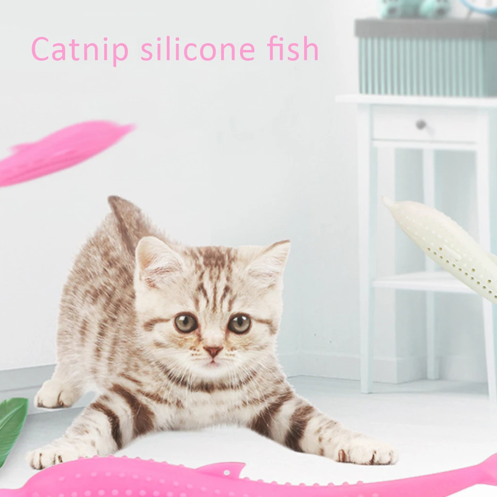 Кошачья кошка игрушка силиконовая Рыба Дельфин Форма грызунок с котом игрушка силиконовый материал для длительного использования с хорошей допуском A12
