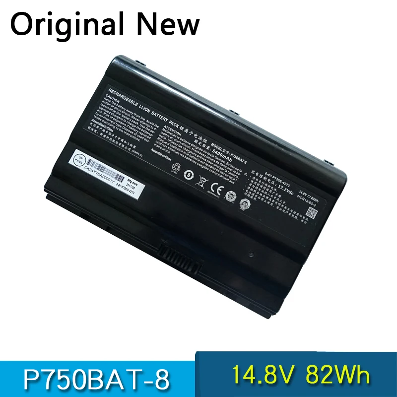 

NEW Original P750BAT-8 6-87-P750S-4272 Laptop Battery For Clevo P750ZM P751ZM P770ZM P771ZM P775DM EON17-X GTX970M X599 ZX7-D0