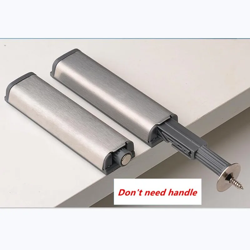 Door Stopper Cabinet Catches Stainless Steel Push to Open Touch Damper Buffers Soft Quiet Closer Furniture Hardware