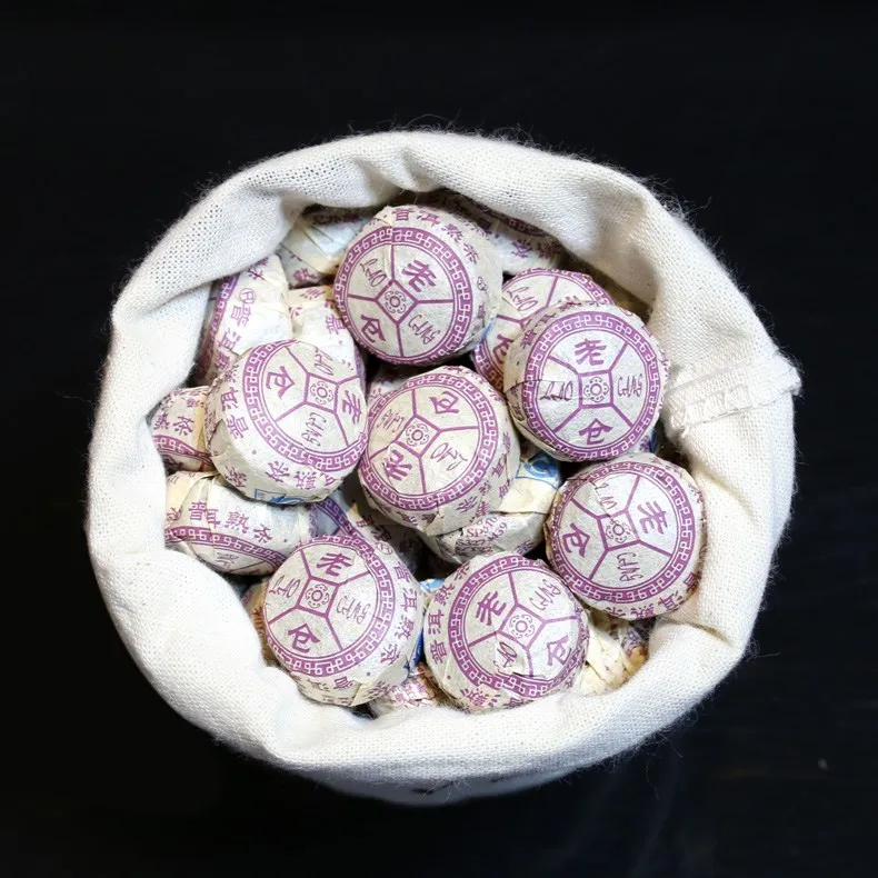

2015 Laocang Mini Shu Pu-erh Tuo Cha Original Taste Ripe Pu-erh Tuocha