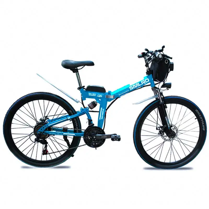 

26 Inch 1000W Electric Bike High Power Folding Mountain E bike 13Ah Lithium Battery Electric Bicycle Bike