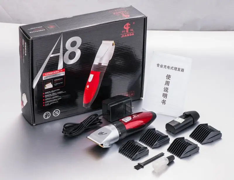 Jianda A8 взрослых детей младенческой машинка для стрижки волос немой машинки для стрижки волос парикмахерский инструмент электрическая машинка для стрижки волос
