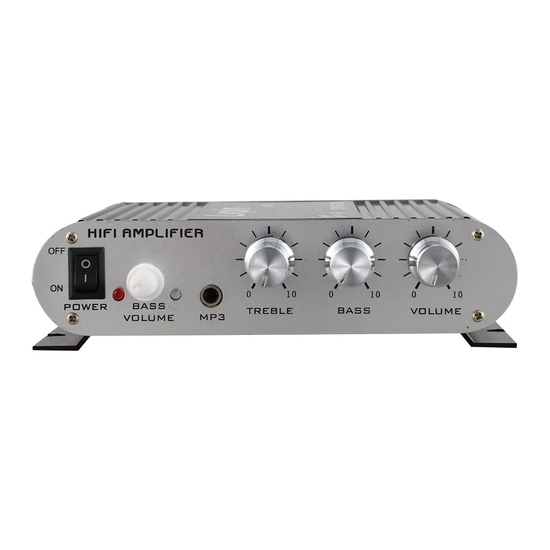 Топ LVPIN 12 В 200 Вт Мини Автомобильный радиоканал 2 дома супер бас Hi-Fi стерео усилитель mp3-плеер