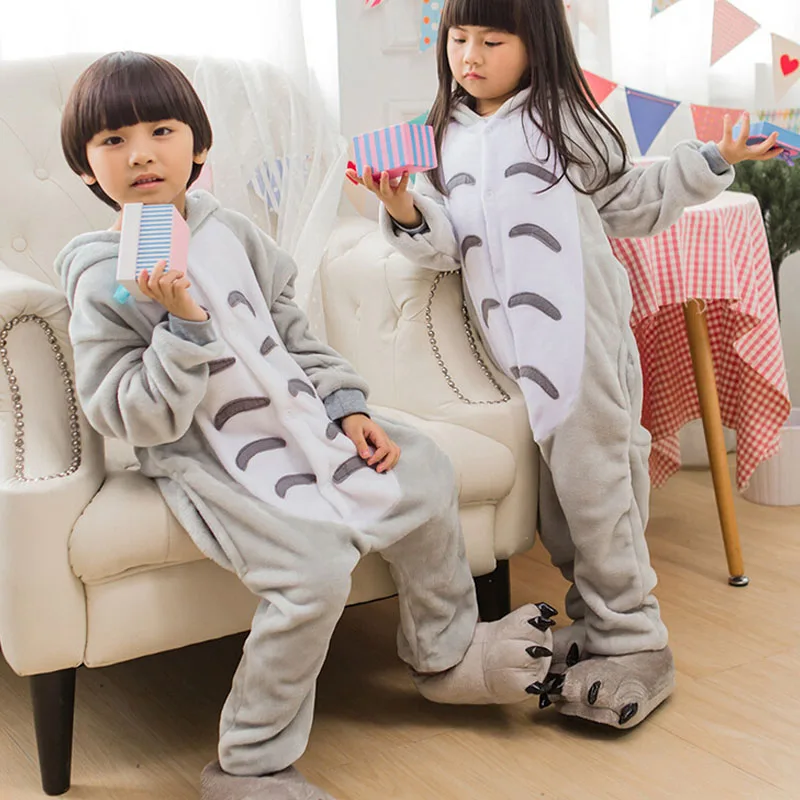 Animals Unicorn Kigurumi Costume Adult Girl kids Unicorn Onesie Flannel Women Anime Jumpsuit Disguise Onepiece Suit