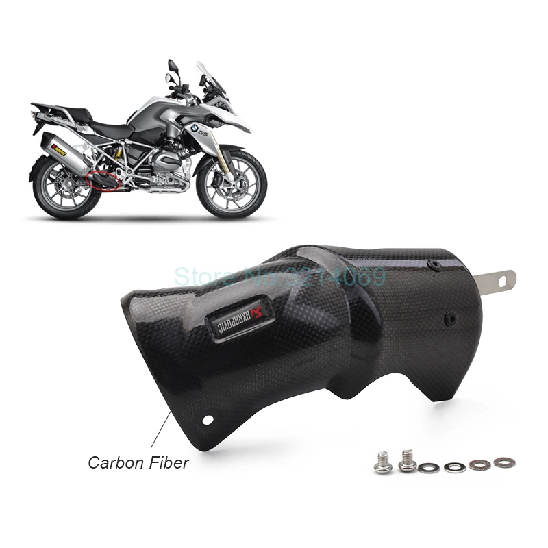Выхлопная система среднего соединения для мотоцикла S1000RR R1200GS ADV теплозащитная крышка Модифицированная защита из углеродного волокна