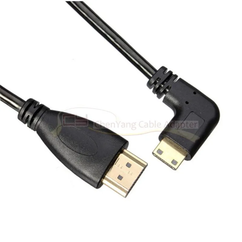 Левый Правый 90 градусов мини HDMI штекер к HDMI головка растягивающийся пружинный кабель SLR цифровая камера