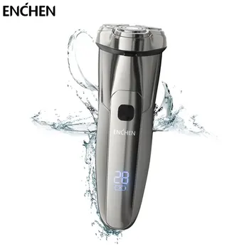 

ENCHEN Men's Electric Shaver BlackStone 3D Rechargeable waterproof Shaving Beard Machine 3D Head Dry Wet Razor Shaving Machine
