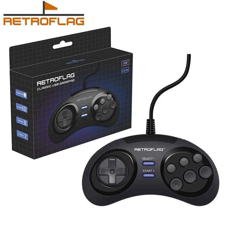 Классический Проводной USB геймпад Retroflag игровой контроллер для