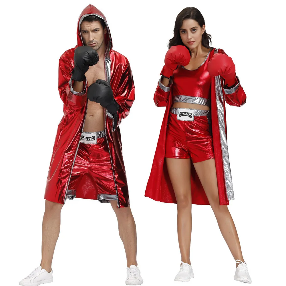 

Men Flag Boxer Costume Masquerade Boxer Uniform Halloween Cosplay Costume for Adult