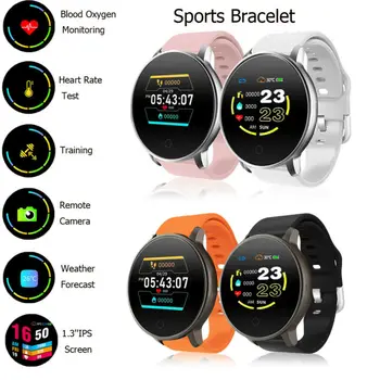 

Hi01 Smart Watch Sport Waterproof Bracelet Heart Rate Sleep Monitor Fitness Tracker Pedometer Camera For Android iPhone