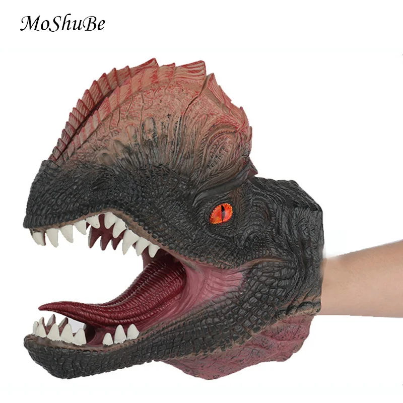 

Plastic Dinasour Shark Hand Puppet Toys Funny Game for Children Simulation Animals Head Gloves Kids Boy Gifts