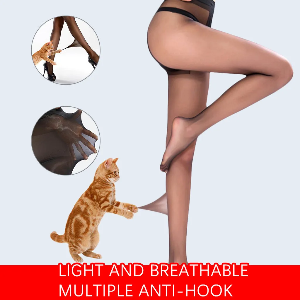 

Sexy Women Pantyhose Tights Core-spun silk 15D Translucent Invisible Stockings Flexible Breakable Stockings Good flexibility New