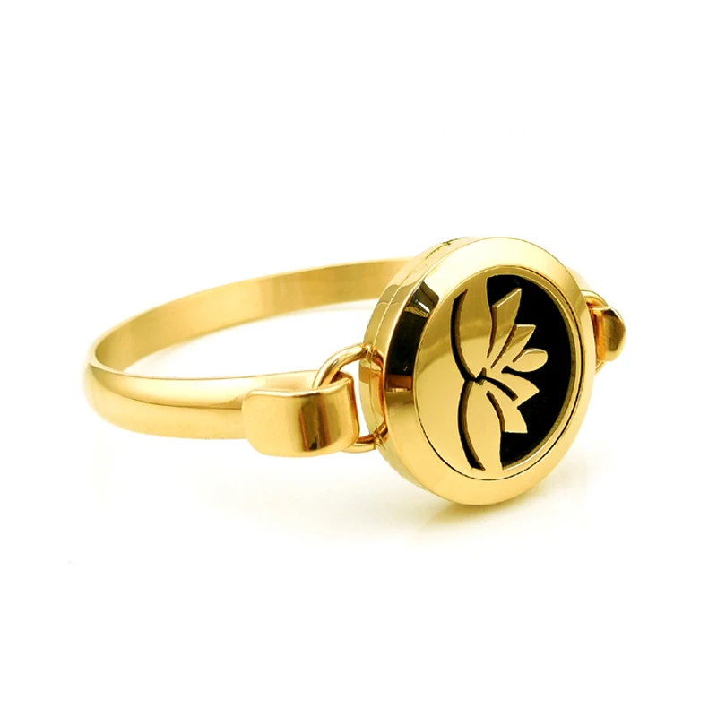25mm Gold BSH04-9 Круглый Серебряный крест старого мира(30 мм) браслет ароматерапия/эфирные масла Ароматерапия из нержавеющей стали медальон браслет - Окраска металла: 25mm Gold BSH04-9