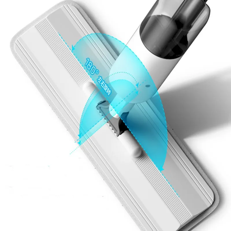 Распылительная швабра вращающаяся на 360 градусов ручная с распылителем воды