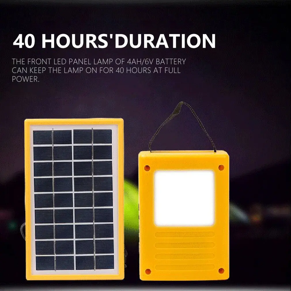 Outdoor Multi-Function 3W Solar Power Small System Solar Camping Lighting System Home Portable Generator