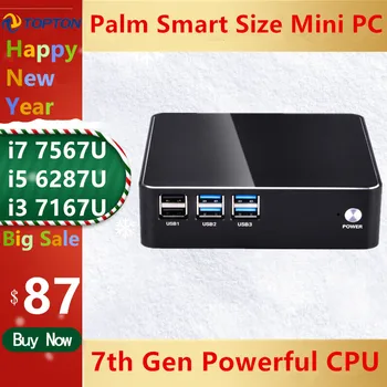 

Mini PC Intel Core i7 7567U i5 6287U i3 7167U Iris Plus Graphics Windows 10 Linux HDMI VGA 300M WiFi 6*USB Mini Desktop Computer