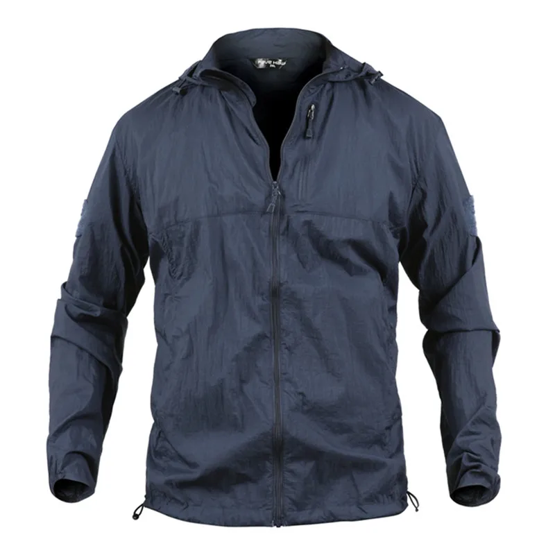 Tactical Quick Dry Hiking Jacket Men Summer Outdoor Sports