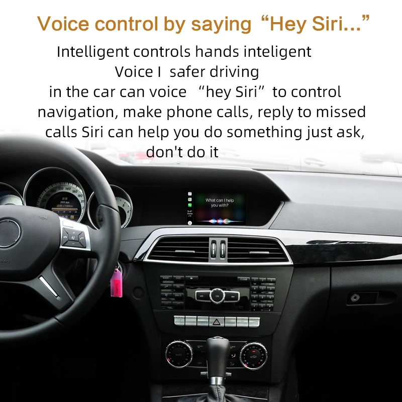 Sinairyu беспроводная Apple Carplay для Mercedes NTG4.0 A B C E GLK GLA ML SLK Class 2007-2011 Benz Car play Android Auto/Mirroring