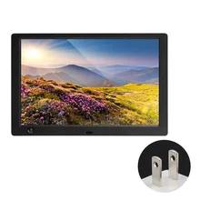 Автоматический таймер 1280x800 Будильник Высокое разрешение музыка 10,1 дюймов плеер Цифровая фоторамка, календарь ips дисплей USB карта