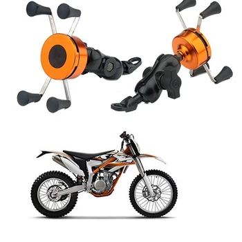 

1Pcs Universal Motorcycle Motorbike Bicycle Motocross GPS Phone Holder Mount Clamp Motorcycle Phone Holder Motorcycle accessorie