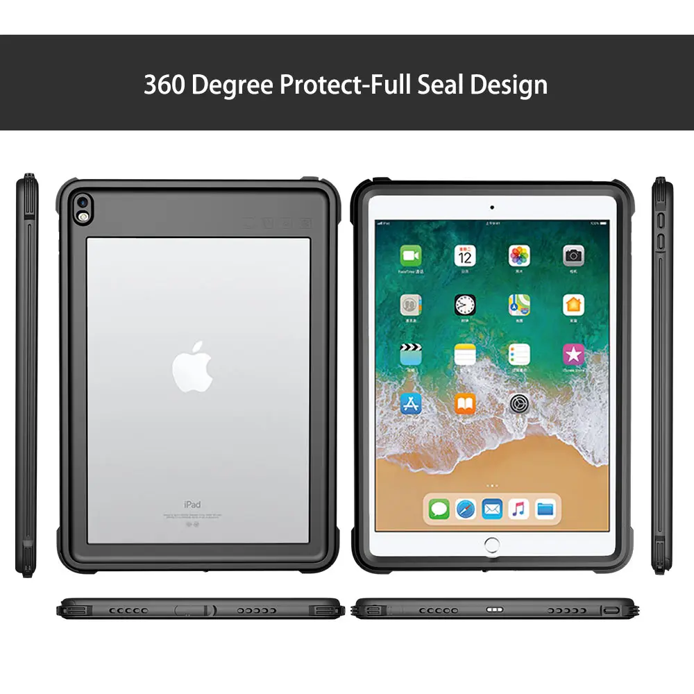Prova Impermeável Água para Ipad Pro 11 2023 2023 Case à Prova de Choque para Ipad Pro 10.5 10.2 Tablet Capa para Ipad 2023 2023 Mini ar Case à - Imagem 3