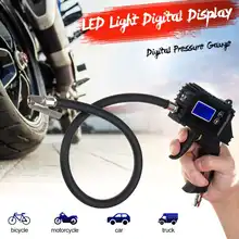200PSI Универсальный-Автомобильный цифровой дисплей датчик давления в шинах светодиодный светильник датчик давления воздуха надувной пистолет автоматический ремонт-инструменты