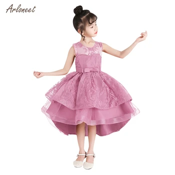 

ARLONEET new princess lace dress baby Kid Party Wedding Pageant Formal Tutu Dresses roupa infantil menina vestidos 3-12 Years