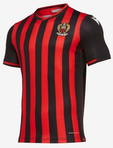 

new 19 20 OGC Nice home LEES-MELOU soccer jerseys 2019 OGC Nice white LE Bihan Attal de foot maillot 2020 blue football shirts