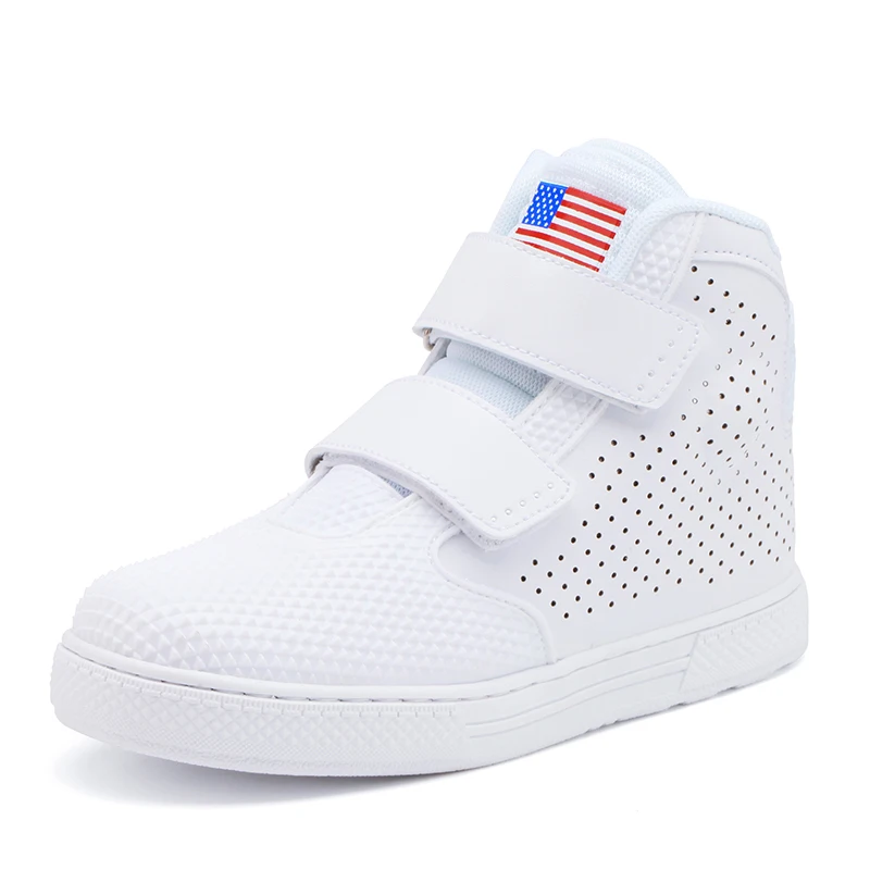 Ladies Hool&Loop Isable Ankle Boots Rose White Shoes Women Casual Shoes Breathable Height Increased shoes 785