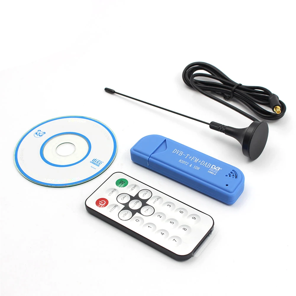 MicroB2.0 SDR+ DAB+ FM ТВ DVB-T палка RTL2832U+ R820T2 тюнер приемник наружная ТВ антенна для DAB драйверы