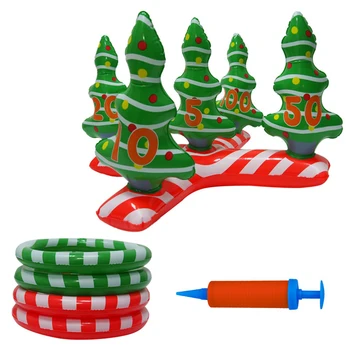 

Inflatable Christmas Tree Santa Claus Home Yard Decor Throwing Game for Children Xmas Holiday Gifts Dropship
