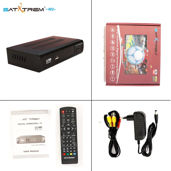 Satxtrem M2 Plus тюнер dvb t2 HD приёмникрецептор азамерики with usb wifi Digital Built-in Wifi Youtube тв приставка dvb t2 для России openbox - Цвет: only box