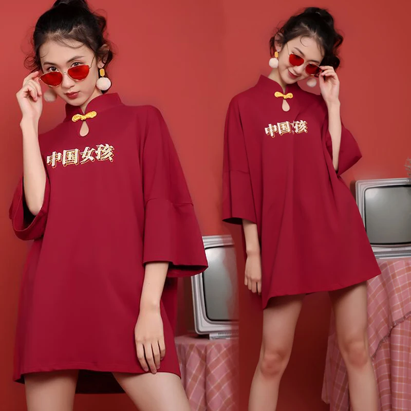 Girls Japanese Style Tang Suit Retro Traditional Kimono Dress Woman Summer Fashion Outfits Casual Cheongsam Kimonos SL3816 | Тематическая