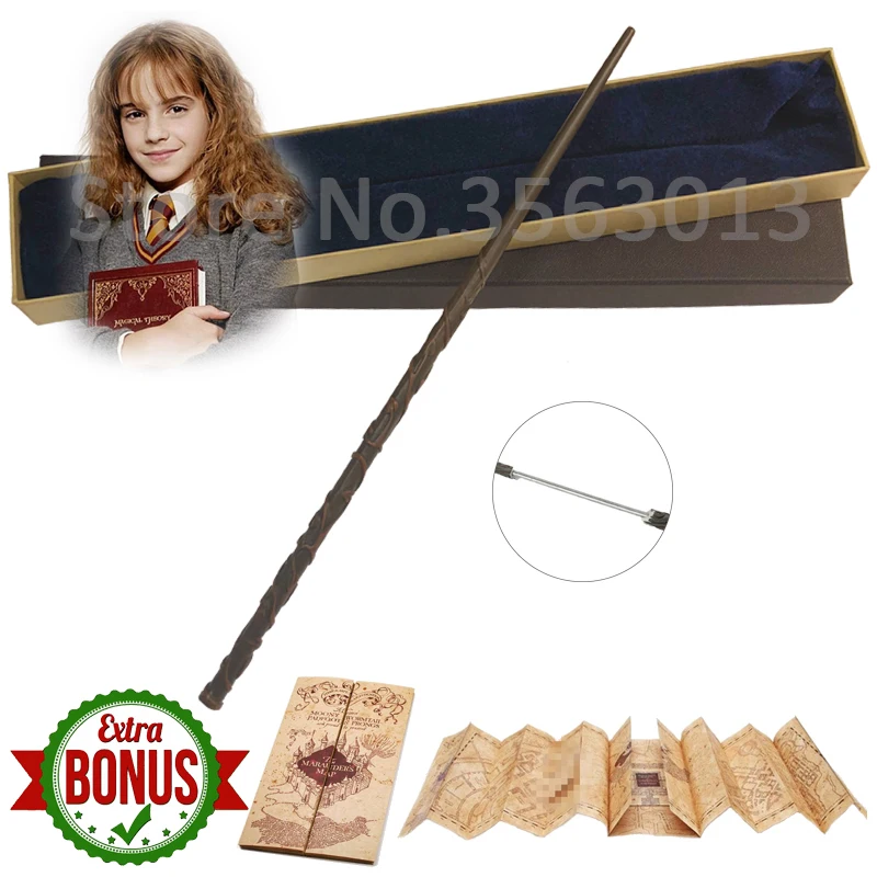 

Colsplay Metal Core Hermione Granger Magic Wand/ Harri Magical Wand/ High Quality Gift Box Packing Halloween Toy Gift