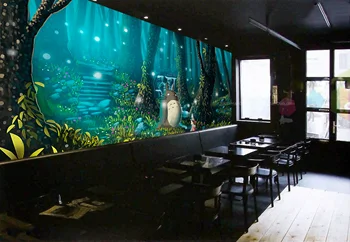 

[Self-Adhesive] 3D My Neighbor Totoro 372 Japan Anime Wall Paper mural Wall Print Decal Wall Murals Belly