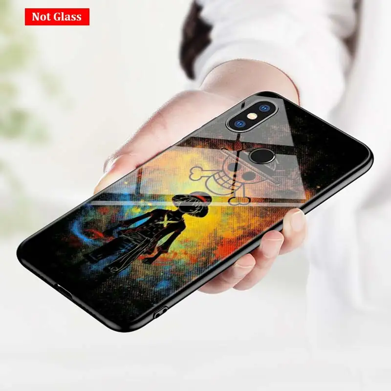 Черный Чехол Аниме One piece для Xiaomi mi A1 A2 5X6X6 8 9 9SE CC9 F1 9T 9TPro mi Play Супер Яркий глянцевый чехол для телефона - Цвет: Style 14