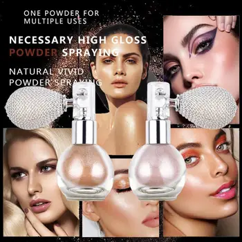 

1pc Loose Powder Natural Face Makeup Smooth Long-lasting Loose Control Waterproof Powder Makeup Face Brighten Glow X3B5