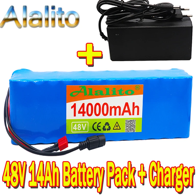 48v литий ионный аккумулятор 14Ah 1000w 13S3P комплект батарей для 54 6 v E велосипед