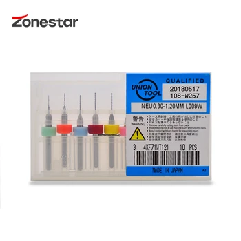 

ZONESTAR 0.3-1.2mm Mixed 3D Printer Nozzle Cleaning Drill Bit Kit For MK7 MK8 RepRap 10ps
