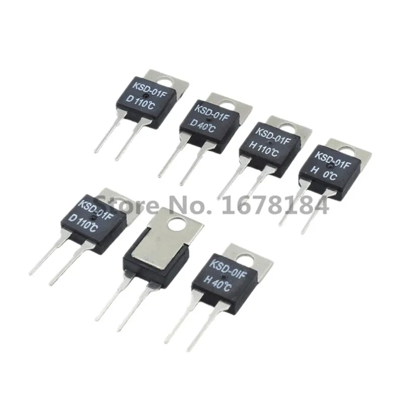 10 шт. JUC-31F/KSD-01F H Температура защитный выключатель переключатель 40 градусов-135