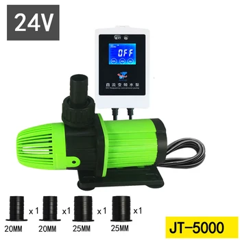 

DC24V Aquarium Water Pump Variable Frequency 5000L/H Max + Speed Controller+ Remote Controller