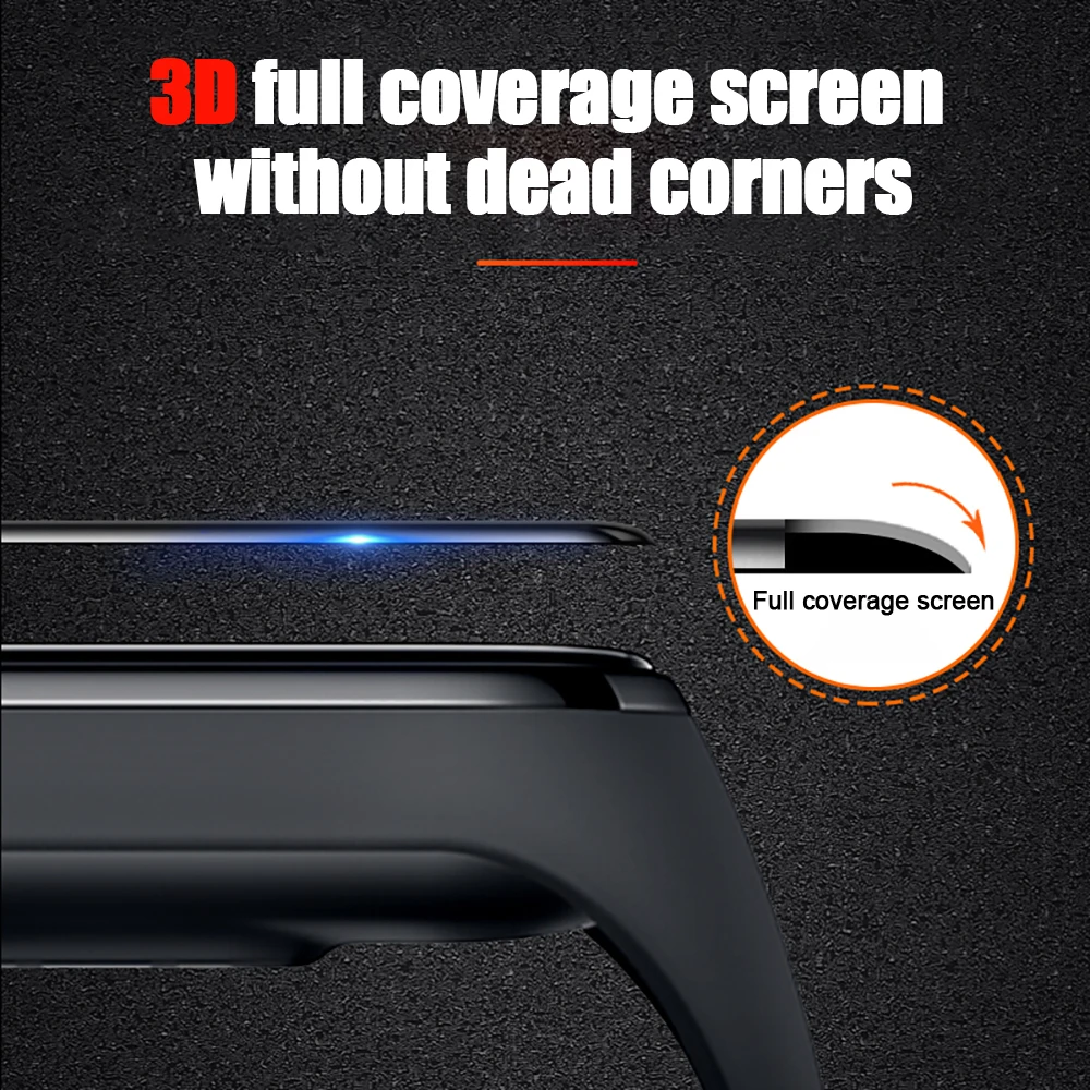 3D Soft Fibre Glass Protective Film Cover For XiaoMi Watch Color Sports Full Screen Protector Case for Mi Watch Global Version