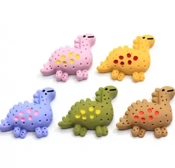 

Cartoon Resins Dinosaur Flatback Resin Cabochon Kawaii DIY Scrapbook Hair Bows Center