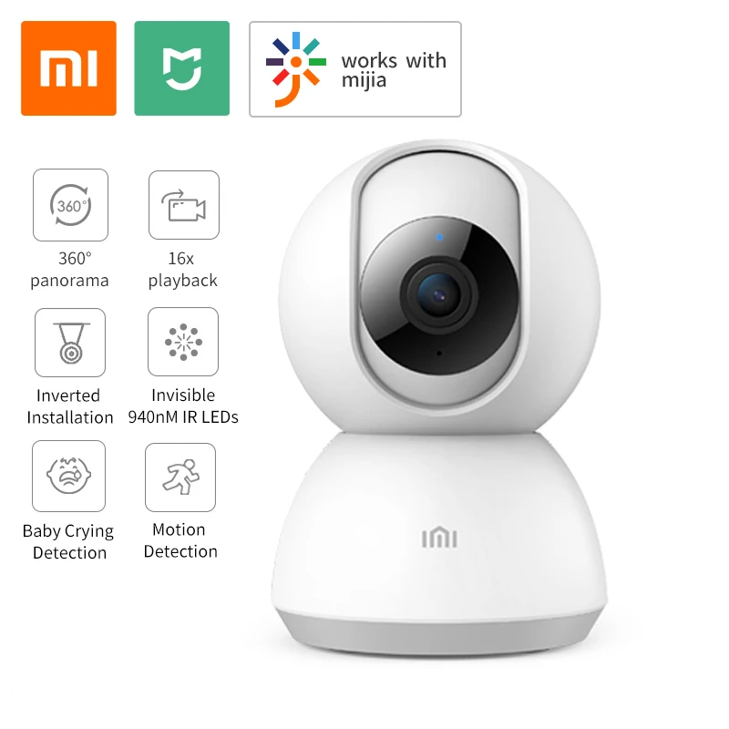 

Baby Monitor Camera 1080P Ip Camera Wifi Indoor Home Security Camera Motion Tracking Crying Detection Night Vision CCTV Camera