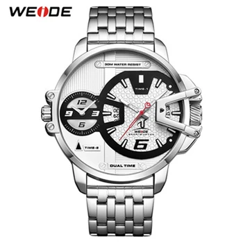 

WEIDE Men Watch Relogio Masculino Men Military Modern Watch Auto Date Men Watch Stainless Steel Quartz Men Watches Wrist Watches
