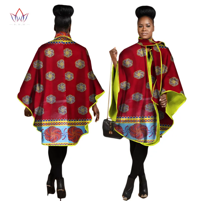 Осень в африканском стиле пальто для женщин большого размера в африканском стиле Костюмы Африки, с печатными рисунками в виде Дашики офисная верхняя одежда Костюмы WY1267 - Цвет: 23